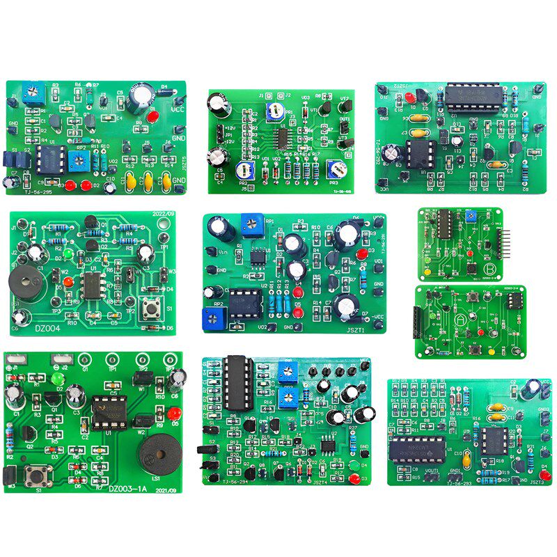 江苏省学业水平考试套件电工电子学测技能考核焊接练习电路板组装