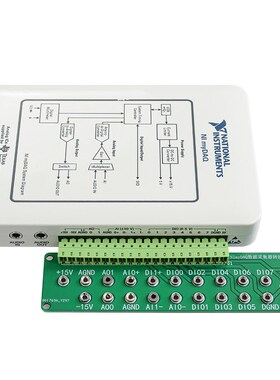 NI myDAQ数据采集器转接板套件 接线端子15EDGA-3.81-20P焊接插座