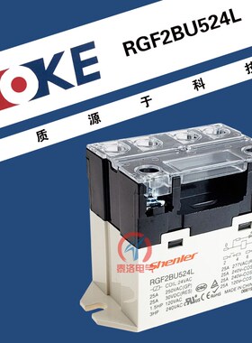 SOKE申乐RGF2BU524L小型继电器JQX-76F-BLU-2A 24VAC 大功率25A