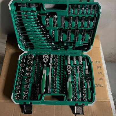 216件套汽修工具套装汽车维修组套套筒扳手组合工具维修工具修车
