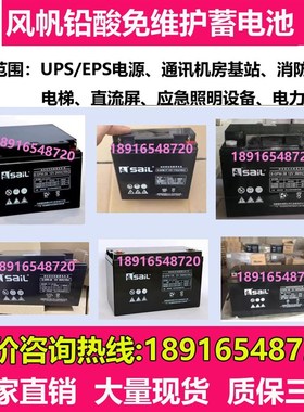 Sail风帆蓄电池6-GFM12V7AH18AH24AH38AH65AH100AH120A150AH200AH