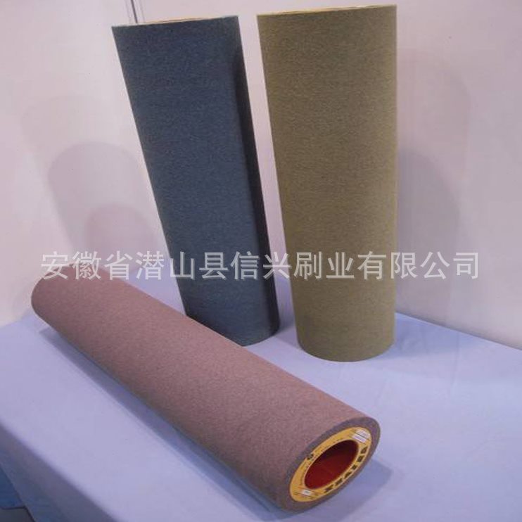 直销厂家供应毛刷辊不织布辊刷毛刷辊金属五金打磨抛光刷头不织布