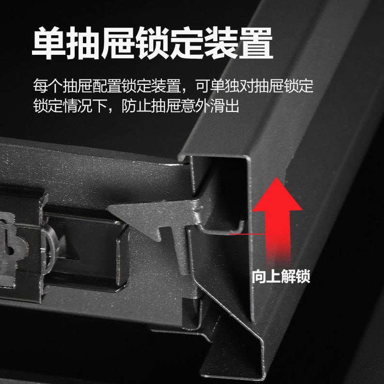 直销不锈钢台面工具车重工业型工具车汽修铁皮抽屉柜多功能工具箱