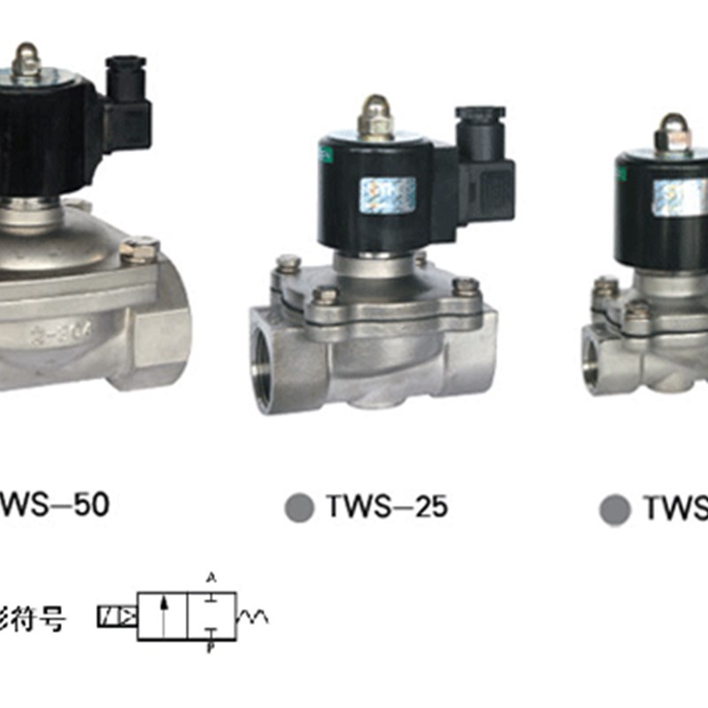不锈钢电磁阀TWS-25 TWS-50 电磁阀TWS-40 AC220V  厂家直销