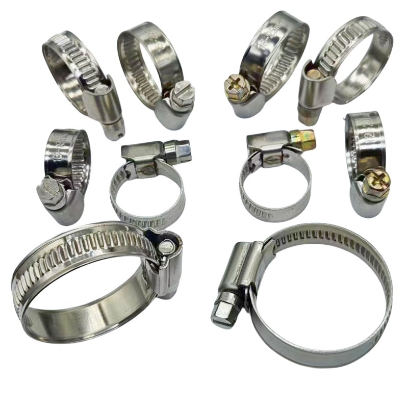 304不锈钢喉箍德式卡箍凹凸扣瓦斯管卡子加强抱箍烨磊喉箍卡箍厂