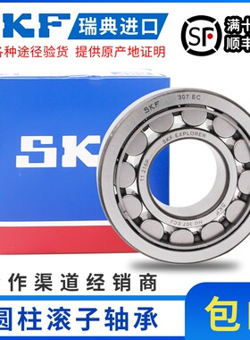 进口SKF 圆柱滚子轴承 NU NJ202 203 204 205 206 207 208 209ECM