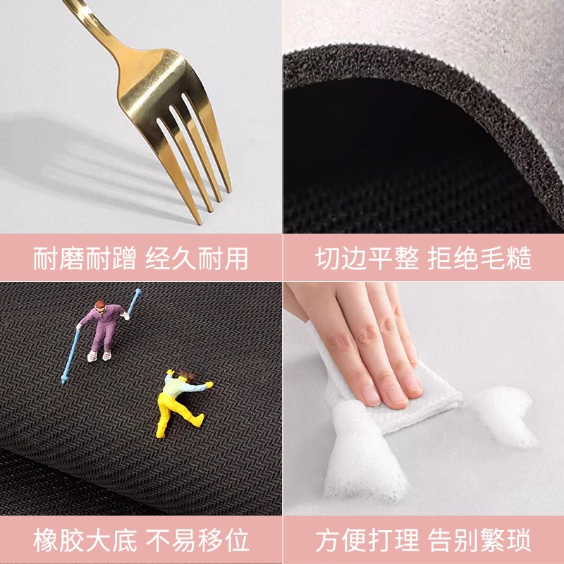 卡通小狗厨房专用地垫吸水防滑脚垫子防油家用卫生间门口进门地毯