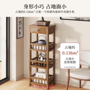 花架子客厅落地式承重高级植物摆放架室内中式实木置物架阳台创意