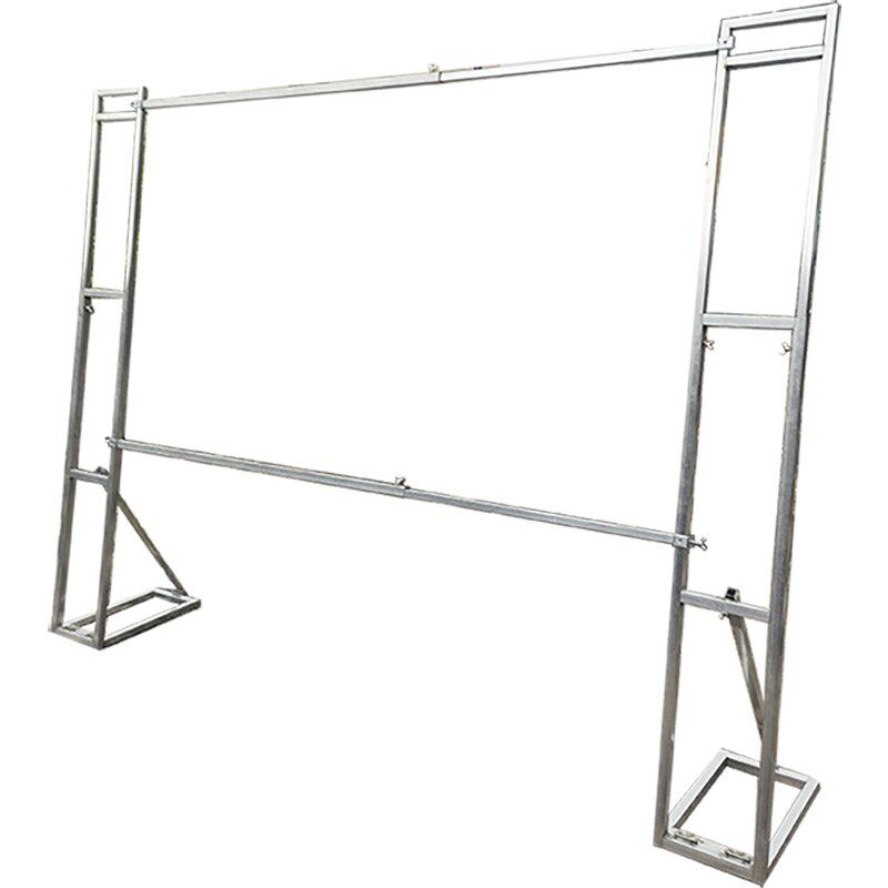 KT板背景架大伸缩立架支架支撑站立人像展板婚庆生日迎宾广告铁质