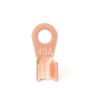 电线接头 线耳 开口鼻40a线鼻子 接线鼻国标A级加厚 40A铜鼻子
