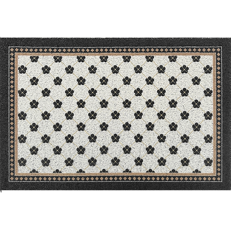 丝圈地垫美式入户门垫家用玄关大门口门垫高端进门地毯户外蹭脚垫