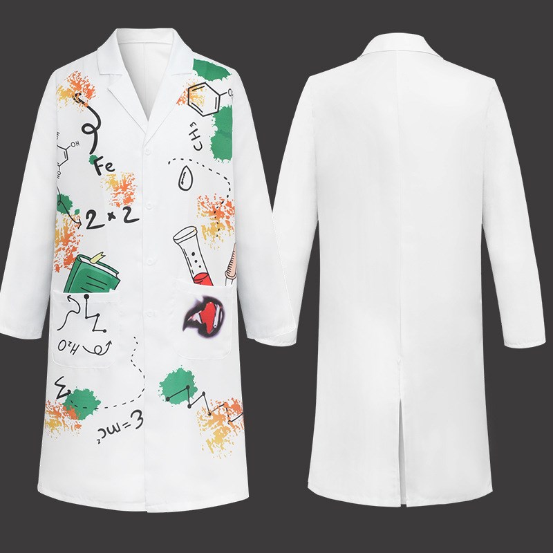 万圣节疯狂科学家cos科学怪人职业扮演万圣节亲子舞台表演演出服