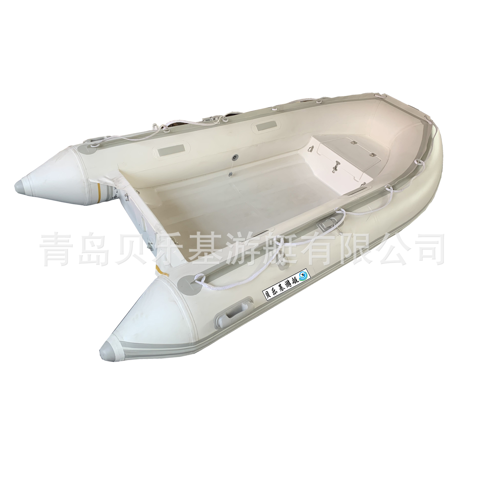 RIB300玻璃钢充气钓鱼船路亚船橡皮艇冲锋舟快艇游艇捕鱼船硬底