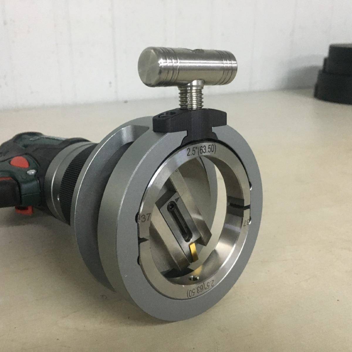 DCM2.5寸平口机电源18V 专业级平口工具可平管径9-63.5mm