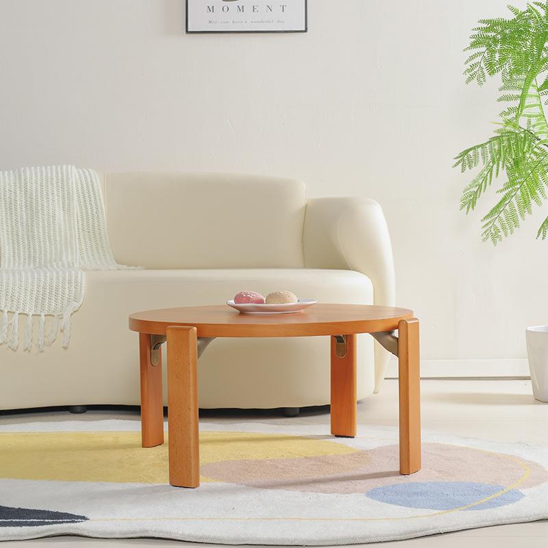 中古实木茶几设计师小户型客厅北欧现代简约沙发边桌可移动边几