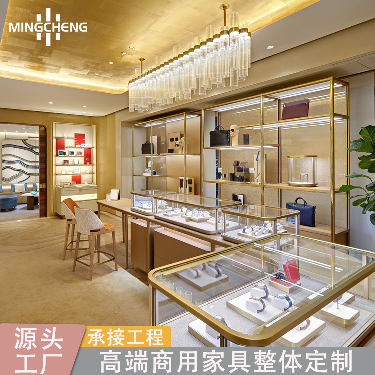 私人收藏馆精品超白玻璃展柜珍贵腕表陈列柜台不规则珠宝展示独柜