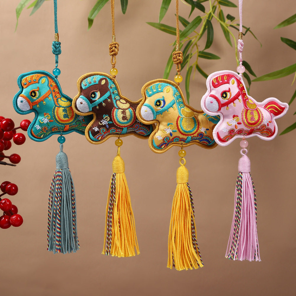 马年香包香囊挂件民族风旅游纪念汉服小挂件刺绣香包汽车香囊挂件,居家日用,香包/香囊,淘宝优惠券,粉丝福利购,淘宝优惠卷
