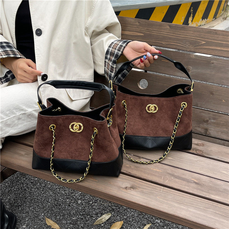 美拉德复古大容量托特包新款小香风腋下包菱格链条感手提包包,箱包皮具/热销女包/男包,时尚帆布包,淘宝优惠券,粉丝福利购,淘宝优惠卷