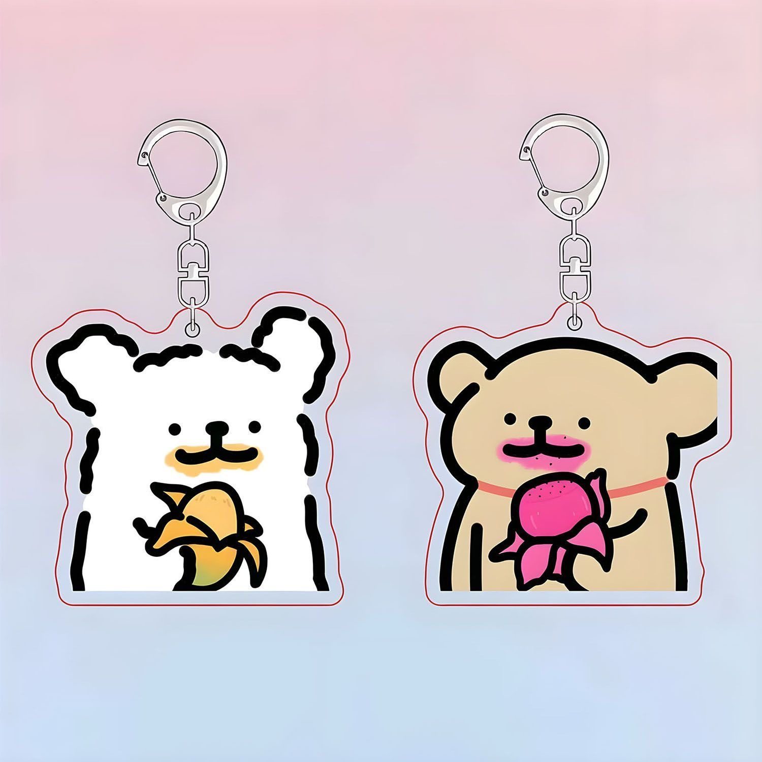 包挂件线条马尔济斯修狗小鸡毛钥匙扣情侣闺蜜钥匙扣可爱书包挂件,服饰配件/皮带/帽子/围巾,包挂件,淘宝优惠券,粉丝福利购,淘宝优惠卷