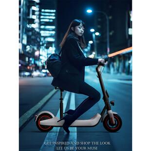 Bremer电动滑板车可折叠坐骑成年人两轮小型便携电动代步车