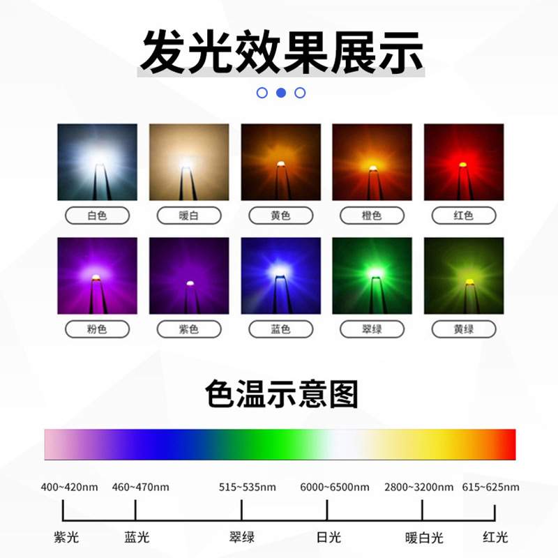 LED全彩3528RGB灯珠 3528金黄灯贴片led灯珠发光二极管
