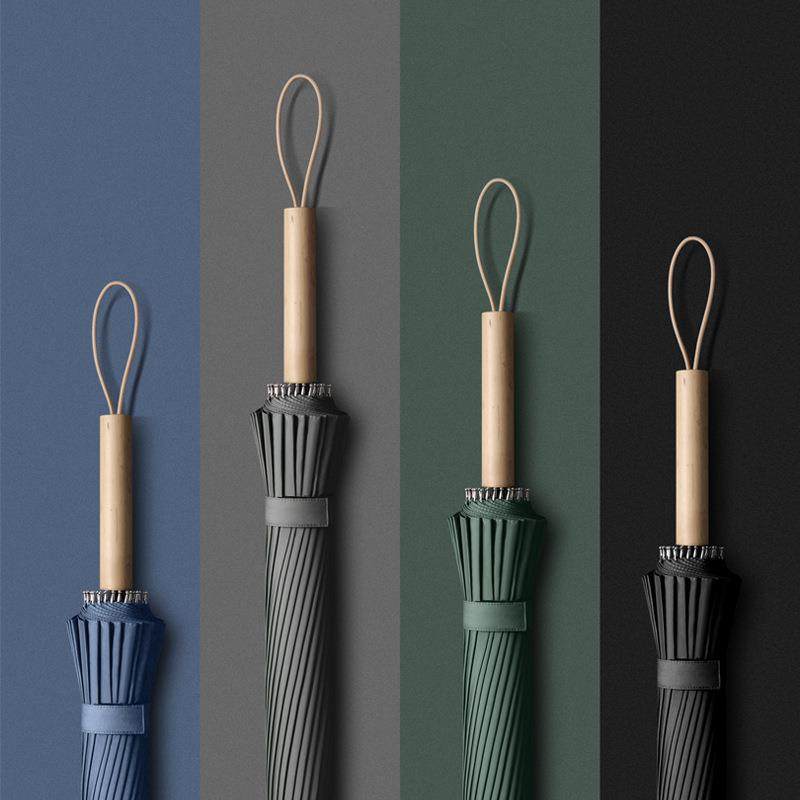 新款24骨抗风木柄伞男士大号加厚双人三人伞纯色商务定雨伞制,机械设备,其他机械设备,淘宝优惠券,粉丝福利购,淘宝优惠卷