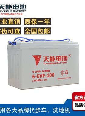 6-EVF-10012V60V72V100AH电动叉车洗地机四轮电动汽车电池