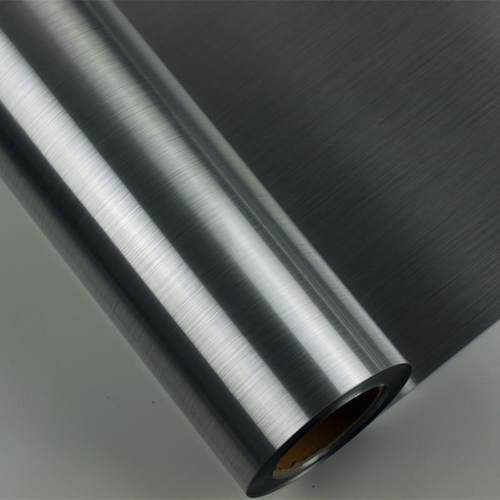 1.27*30m背胶拉丝银色胶片银拉丝水性喷墨亮光胸牌丝银相纸弱溶剂