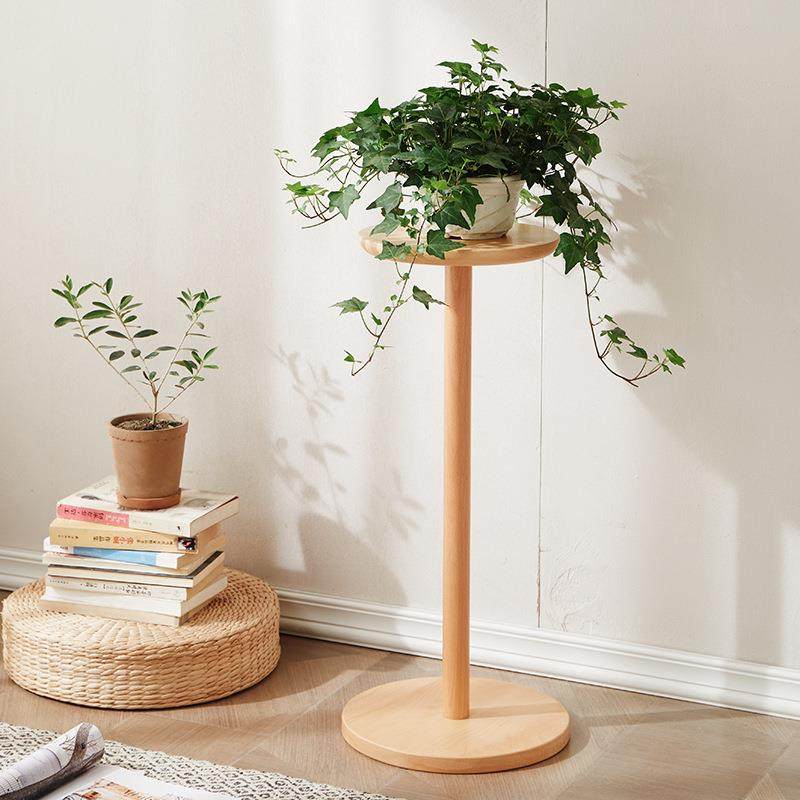 北欧简约花架榉木单盆置物架落地式花几创意绿植阳台客厅花盆架子,纺织面料/辅料/配套,纺织机械配件,淘宝优惠券,粉丝福利购,淘宝优惠卷