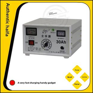 海发牌全保护快速充电机汽车充电器12V24V30A