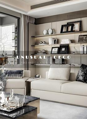 UNUSUAL 样板间电视柜背景墙音响装饰盒抽象人物组合现代饰品摆件