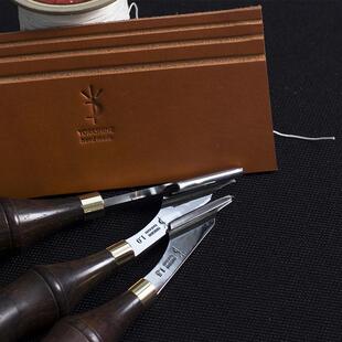 手工皮具DIY工具皮革推槽器挖槽器植鞣革折弯工具月下手作DC53锋