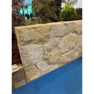 垒墙毛石黄锈石柏坡凰景观石皮背景墙不规则砌墙庭院墙挡土墙定制