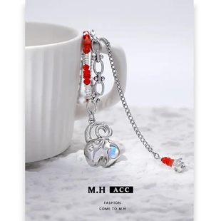 白羊座流苏项链女精致小众设计时尚毛衣链简约风欧美辣妹项饰新款