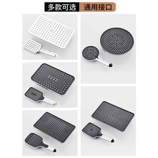 不锈钢淋浴喷头银色淋雨喷淋头增压大花洒顶喷单头花洒莲蓬头配件