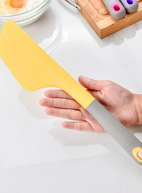 新款时尚大号撞色烘焙硅胶刮刀 烘培蛋糕奶油抹刀patula