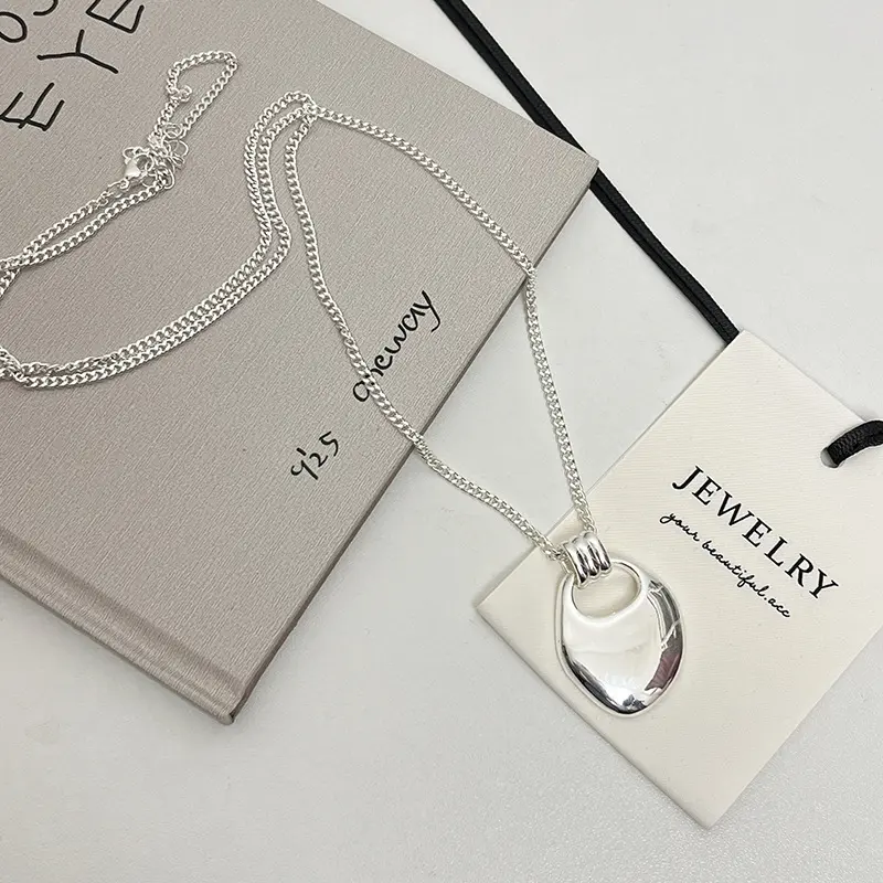 ins日韩博主ver同款马鞍包长款项链女小众冷淡风毛衣链百搭配饰