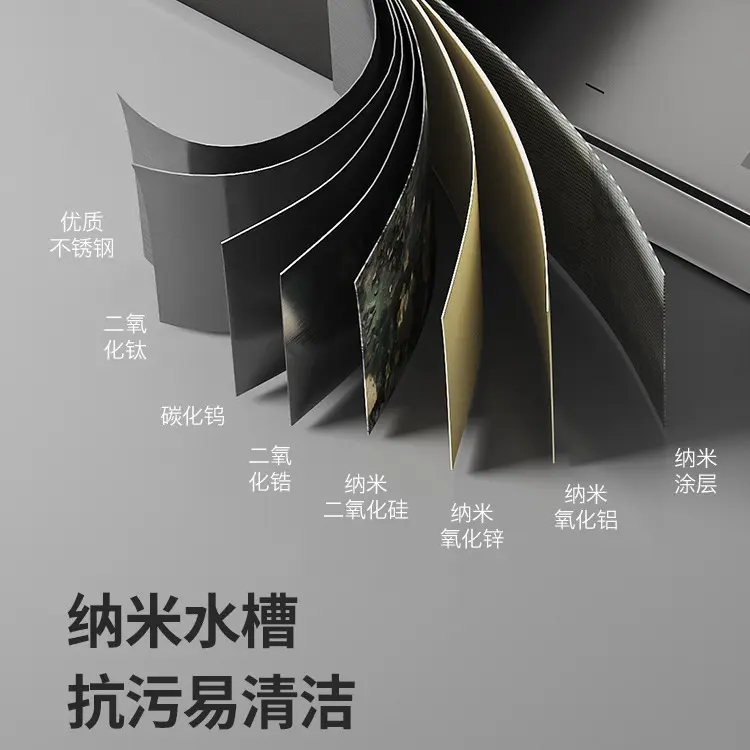 严选纳米304不锈钢色洗手盆家用手工厨房水槽单槽