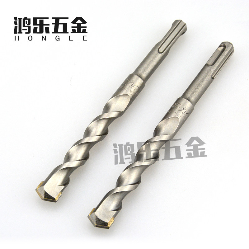 电锤钻头 冲击钻头 圆柄两坑两槽 穿墙水泥砖墙钻头 石材混凝土钻,农用物资,苗木固定器/支撑器,淘宝优惠券,粉丝福利购,淘宝优惠卷