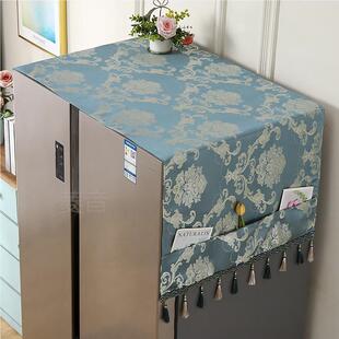 冰箱防尘罩洗衣机盖布2024新款容声单双开门防油盖巾套子带收纳