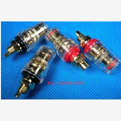 4毫米纯铜接线柱 镀金接线柱 短款全铜镀金接线柱 高品质接线柱