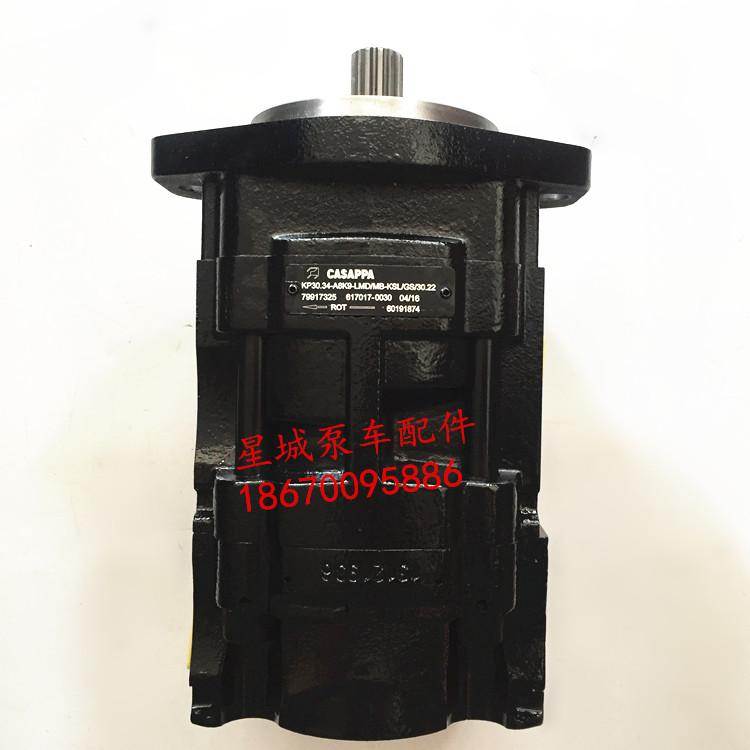 意大利CASAPPA凯斯帕一进两出双联齿轮泵KP30.34 卡斯帕KP30.38