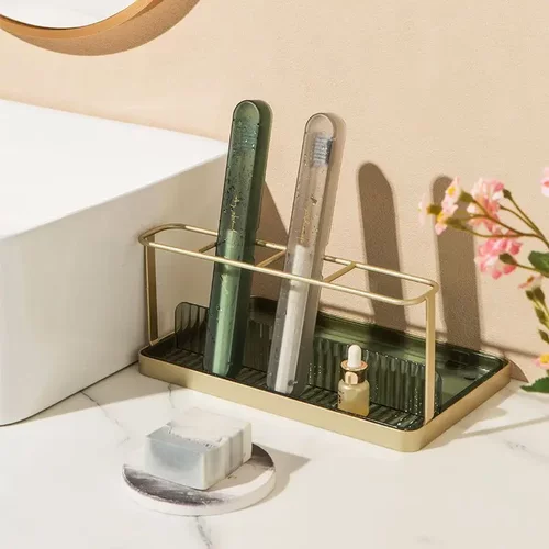 旅行式牙刷盒轻奢透明自动滤水牙刷收纳盒防止细菌牙刷保护套