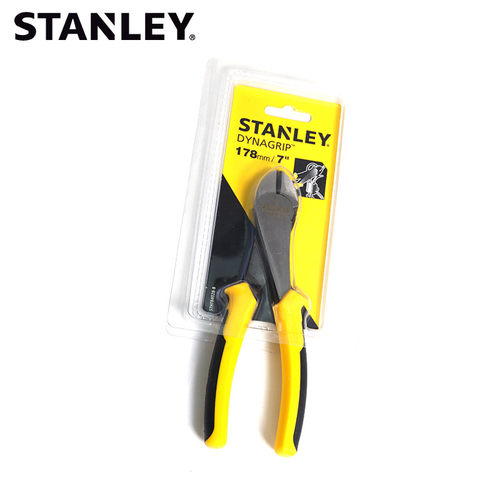 STANLEY/史丹利DYNAGRIP重型斜嘴钳7寸STHT84028-8-23偏嘴斜口钳