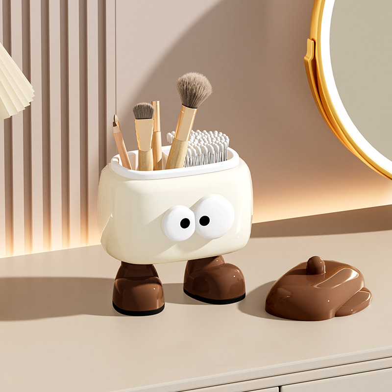 棉签盒牙签盒轻奢塑料牙签筒化妆棉桌面收纳盒家用高档牙线棉花棒