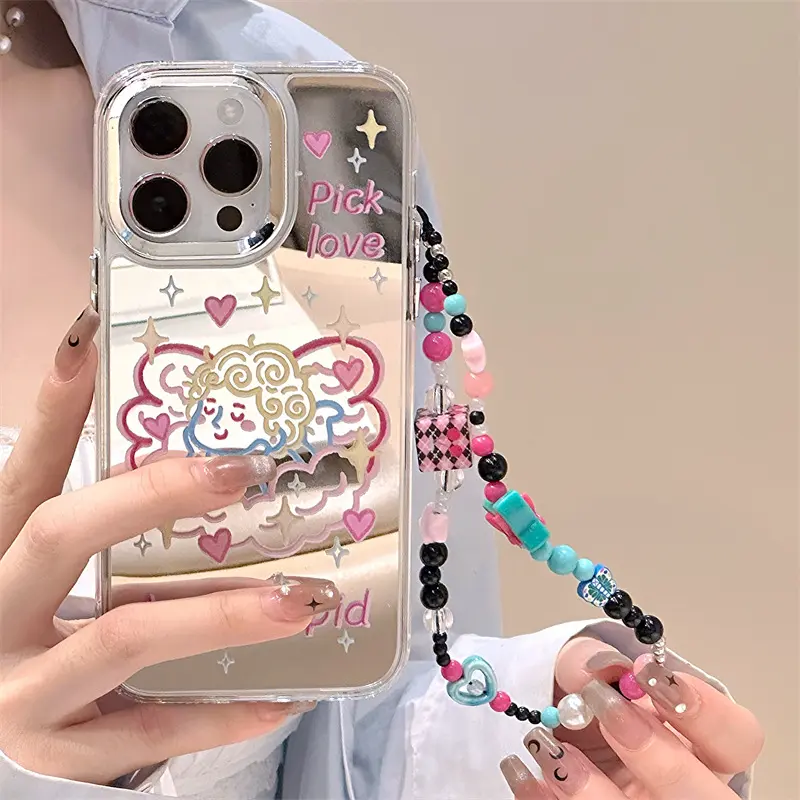 知泰16pro15手机链12三合一镜面壳14promax