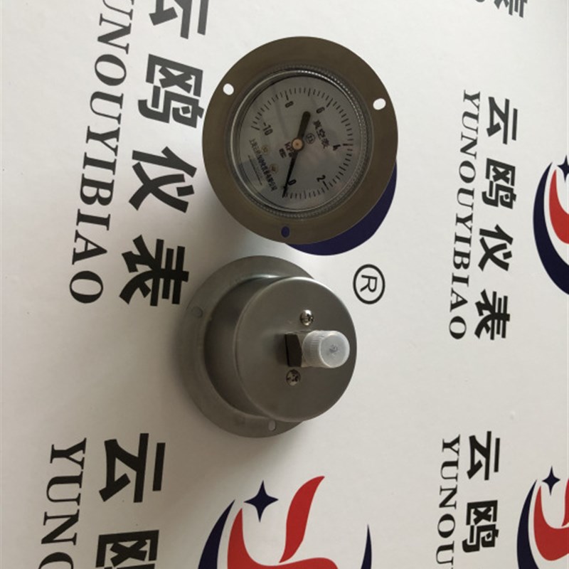 四方边抗震压力表YN100ZT(ZQ) 径向带边耐震压力表Y100T