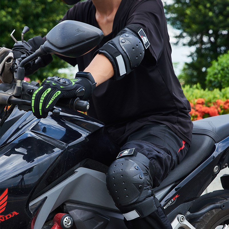 塑料四件套护膝护肘摩托车骑行户外爬山多用途防摔耐磨越野反光