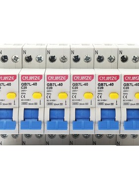 DPNLE RCBO 18mm 1P+N一体小型漏电断路器  微型漏电开关智能开关