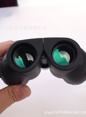 保罗双筒望远镜10X22小巧高清高配双筒望远镜 镜微光夜视望远镜